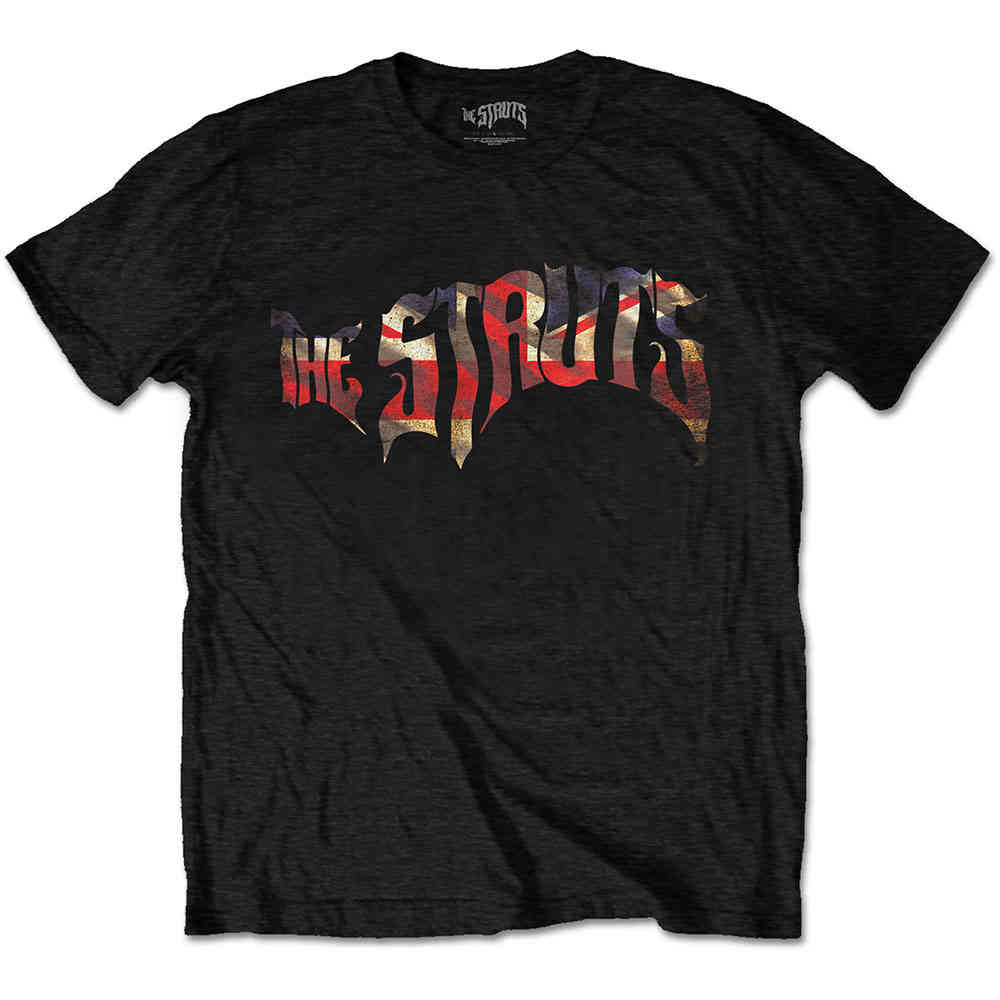 The Struts - Union Jack Logo Tshirt Homme - Noir
